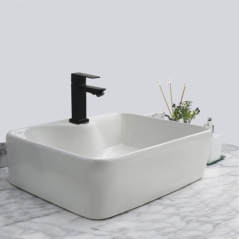 Cuba de cerâmica para banheiro/lavabo 48x...